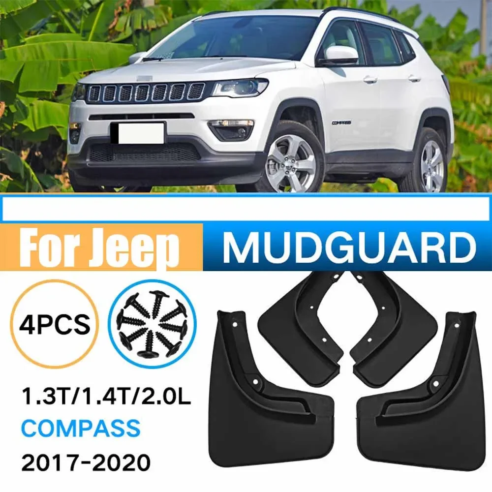 

Mudguard For Jeep Compass1.3T/1.4T/2.0L Mudflaps Mudguards Car Accessories Auto Styline Splash Guard Fender