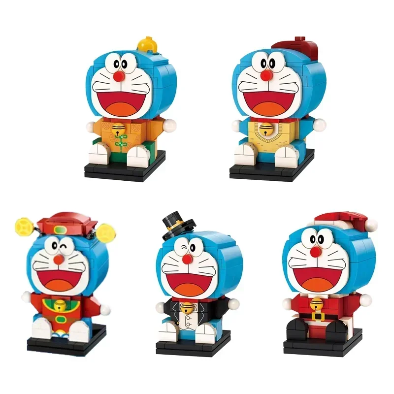 Keeppley Doraemon Building Blocks Doll Series I Desktop Decoration Puzzle Assembling Model Toy Birthday Gifts for Boy and Girl