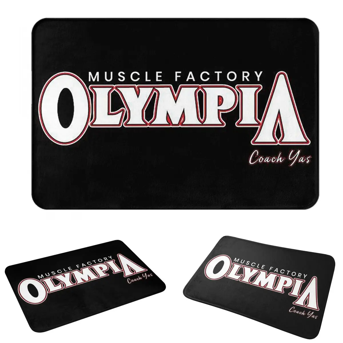Future Mr OLYMPIA Motivations Anti-slip Doormat Floor Mat Sand Scraping Carpet Rug for Kitchen Entrance Home Bedroom Footpad Mat