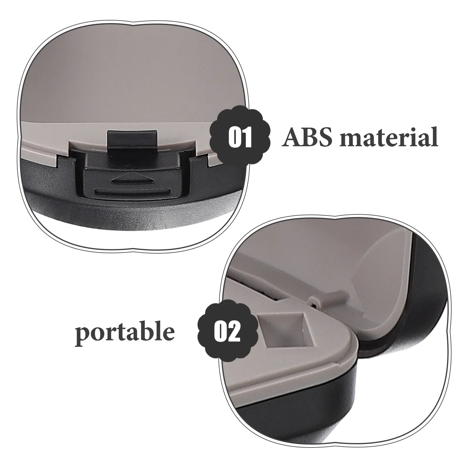 Pocket Size Hearing Aid Protective Case Sturdy ABS Material Waterproof Shockproof Portable Storage Box for Hearing Amplifiers - view 6