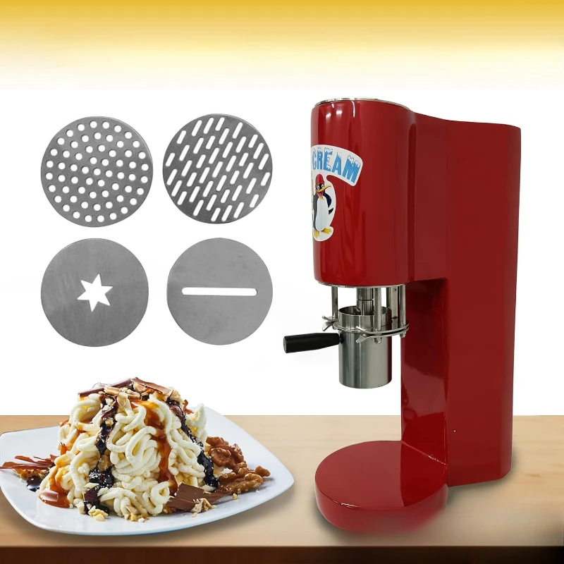 

220V/110V Factory Direct Sales Ice Cream Noodle Machine Snack Commercial Stall Ice Cream Shaping Machine