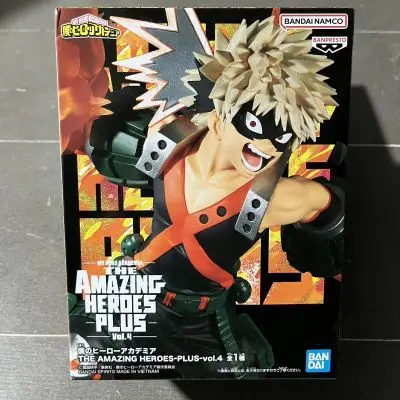 Bandai BANPRESTO Action Anime My Hero Academia The Amazing Heroes Vol.4 Bakugo Katsuki Figure Model Toys for Kids Adult Gift