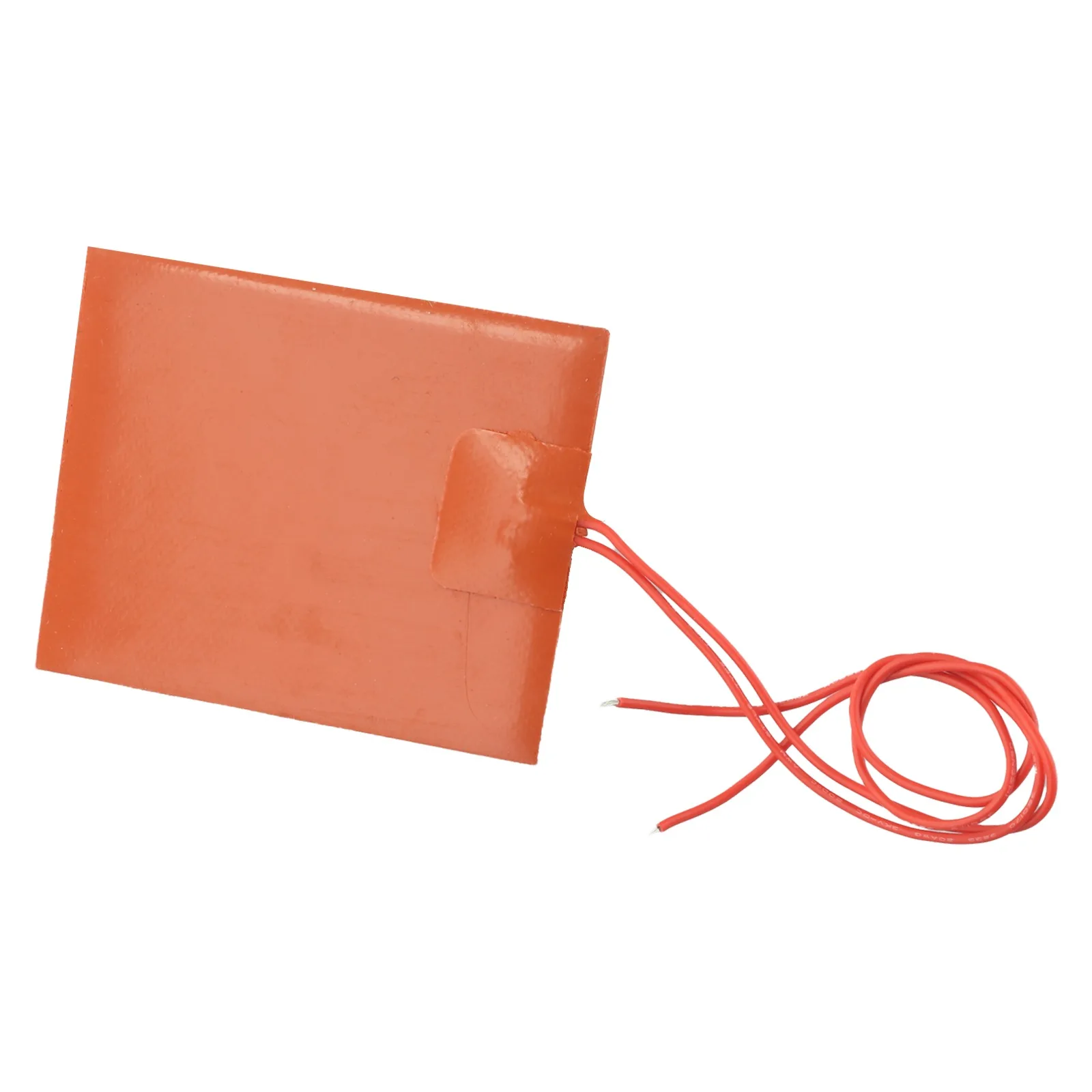 Silicone Rubber Heater Mat For 3D Printer Heating Pad Bed Flexible Waterproof Heated 80x100mm 12V DC High Quality