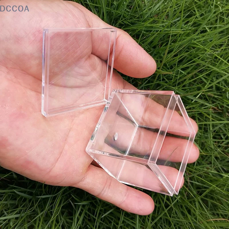 Boîtes Transparentes pour Cadeaux de Mariage, Cube Portable