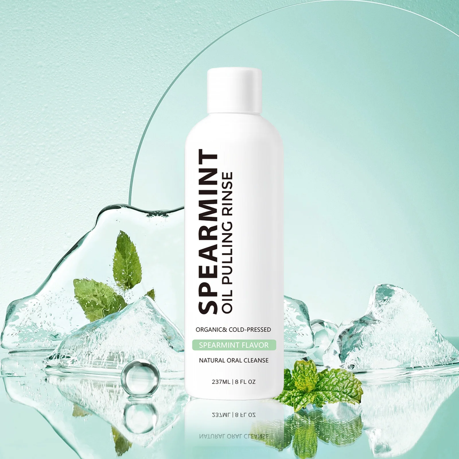 Mint Oil Mouthwash 250ml Fresh Breath Bad Breath Remover Plaque Reduce Oral Care Enamel Strength Daily Cleanser