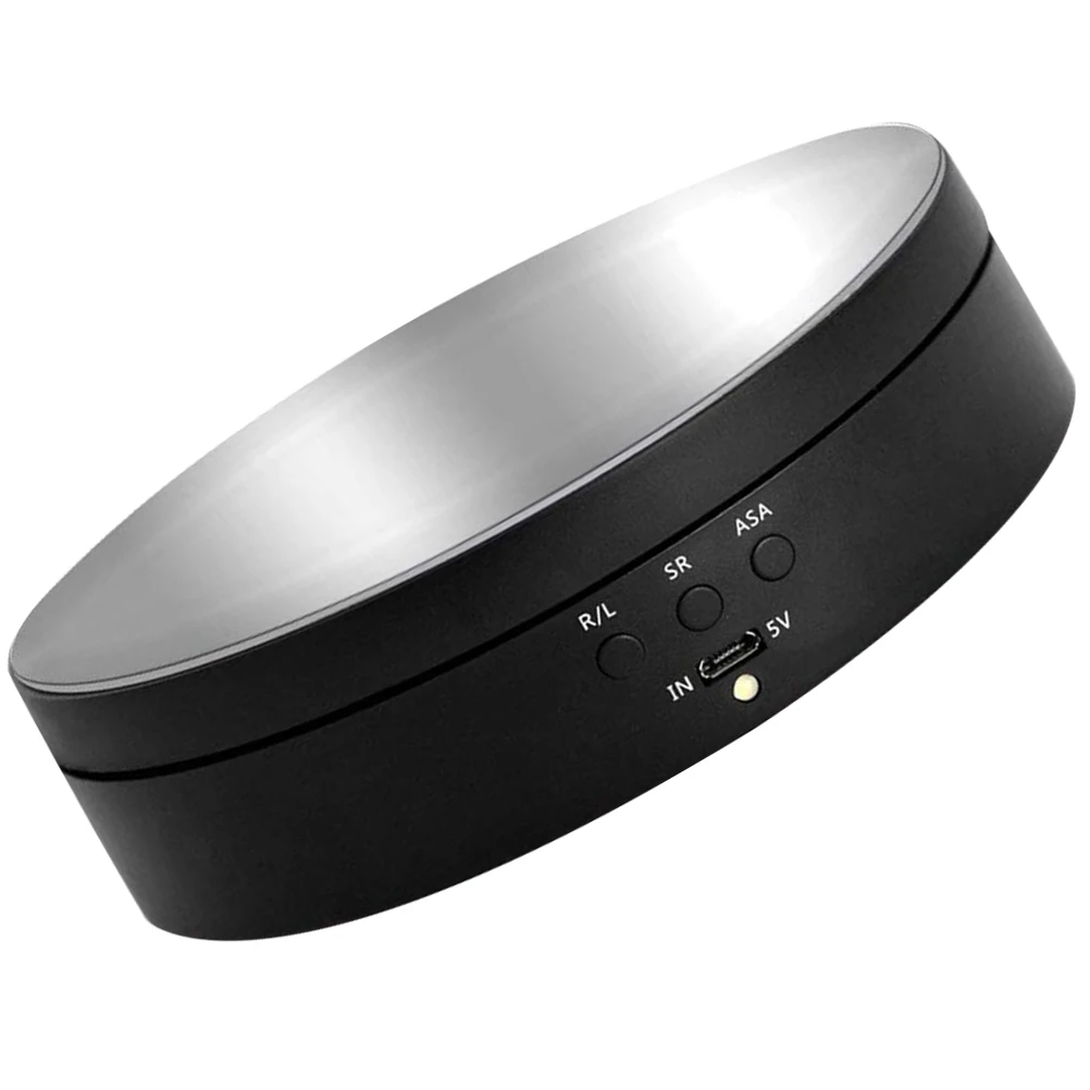 

Rotating Display ABS Material 2 6 2 4KG Load USB Powered Accessories Jewelry Turntable Show Case Decor