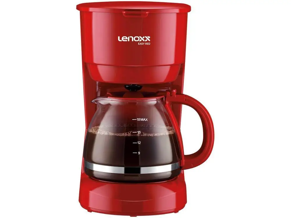 Cafeteira Elétrica Lenoxx Easy Red PCA019 - 110V