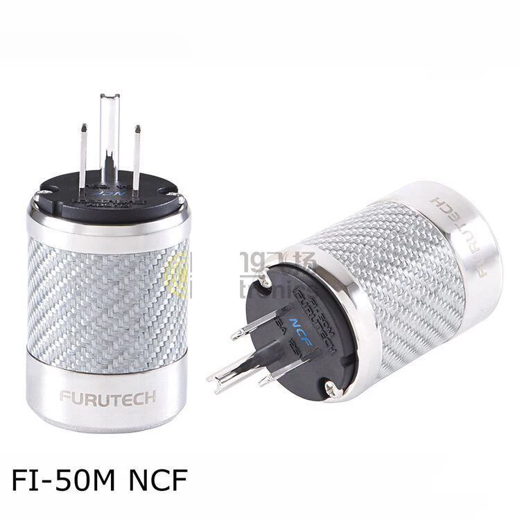FURUTECH FI-50 M NCF Nano Crystal Carbon Fiber Audiophile US Power Plug