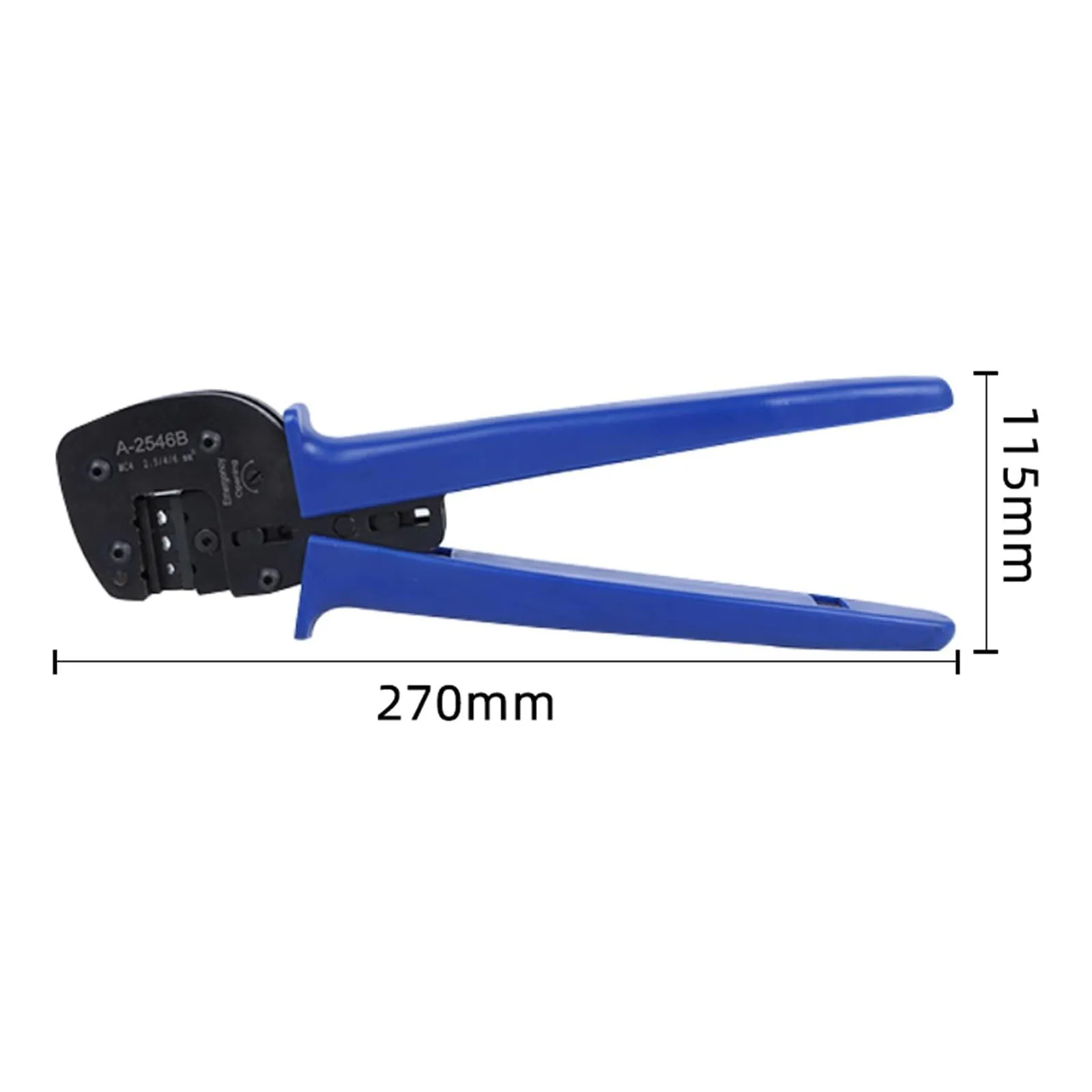 

A-2546B MC4 Solar Crimping Pliers, 2.5/4/6mm² 14-10AWG Hands Solar Photovoltaic Connector Crimper