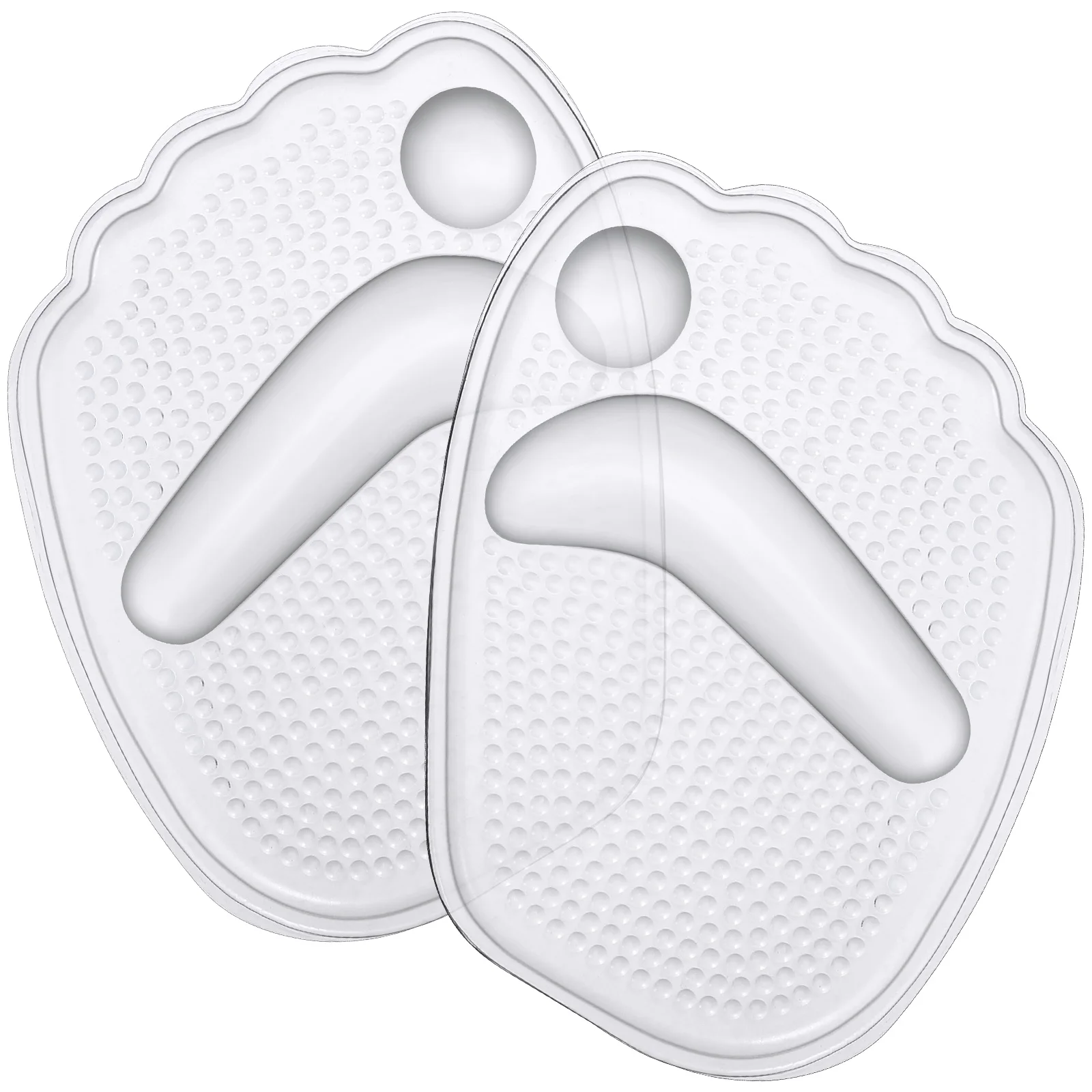 

3 Pairs Front Foot Pads for Women High Heel Inserts Silica Gel Forefoot Cushions Reusable Self Adhesive Shoe Protectors Comfort