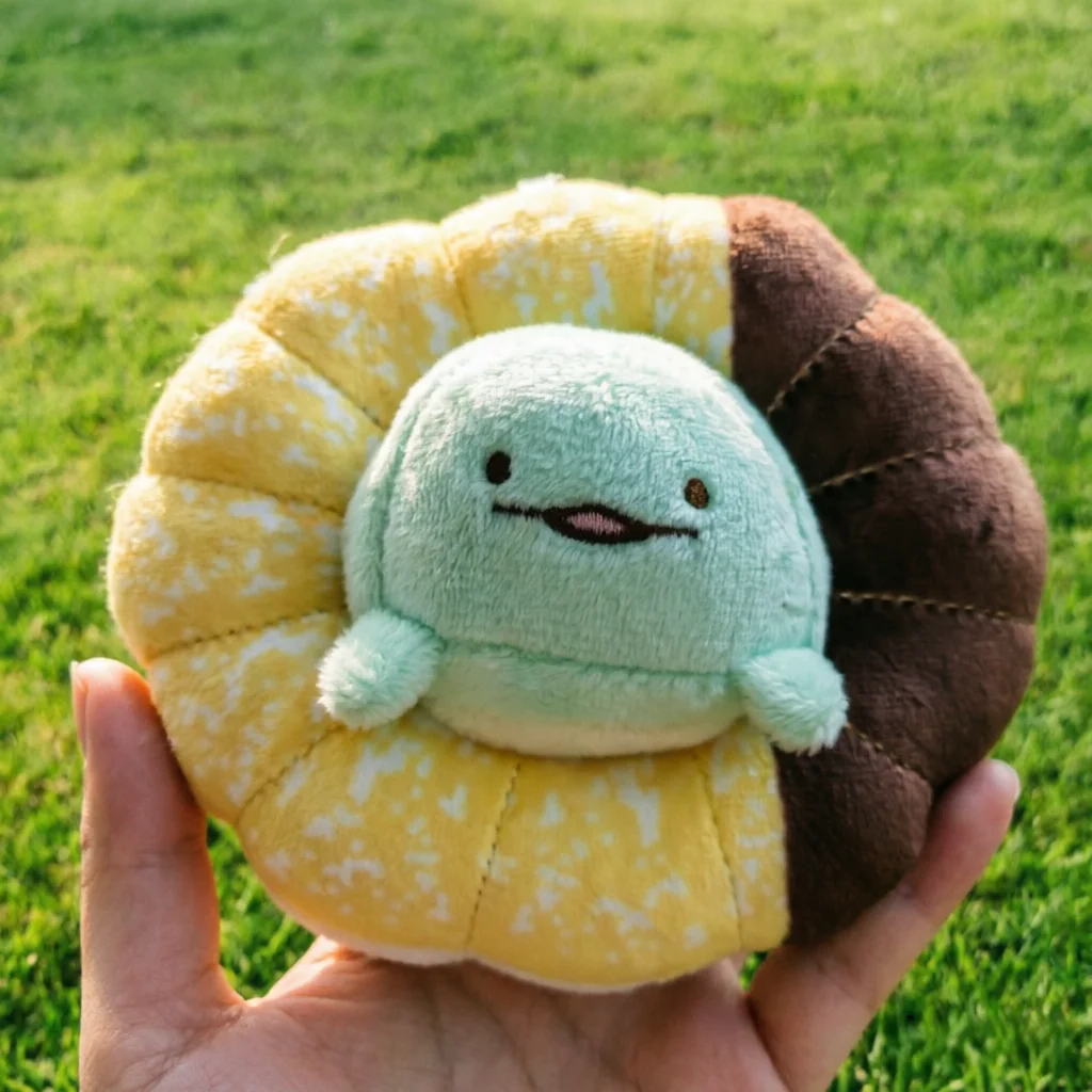 

9CM Cartoon Sumikkogurashi Plush Toy Kawaii Sweet Donut Fried Shrimp Soft Plush Stuffed Doll Pendant Collectible Hobby Kids Gift