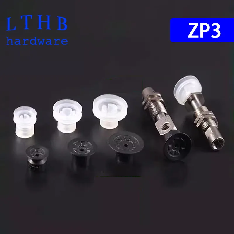 

Pneumatic Vacuum Suction Cup ZP3 Series Manipulator Sucker Silicone NBR Nozzle Double Layer Rubber Injection Molding Machine