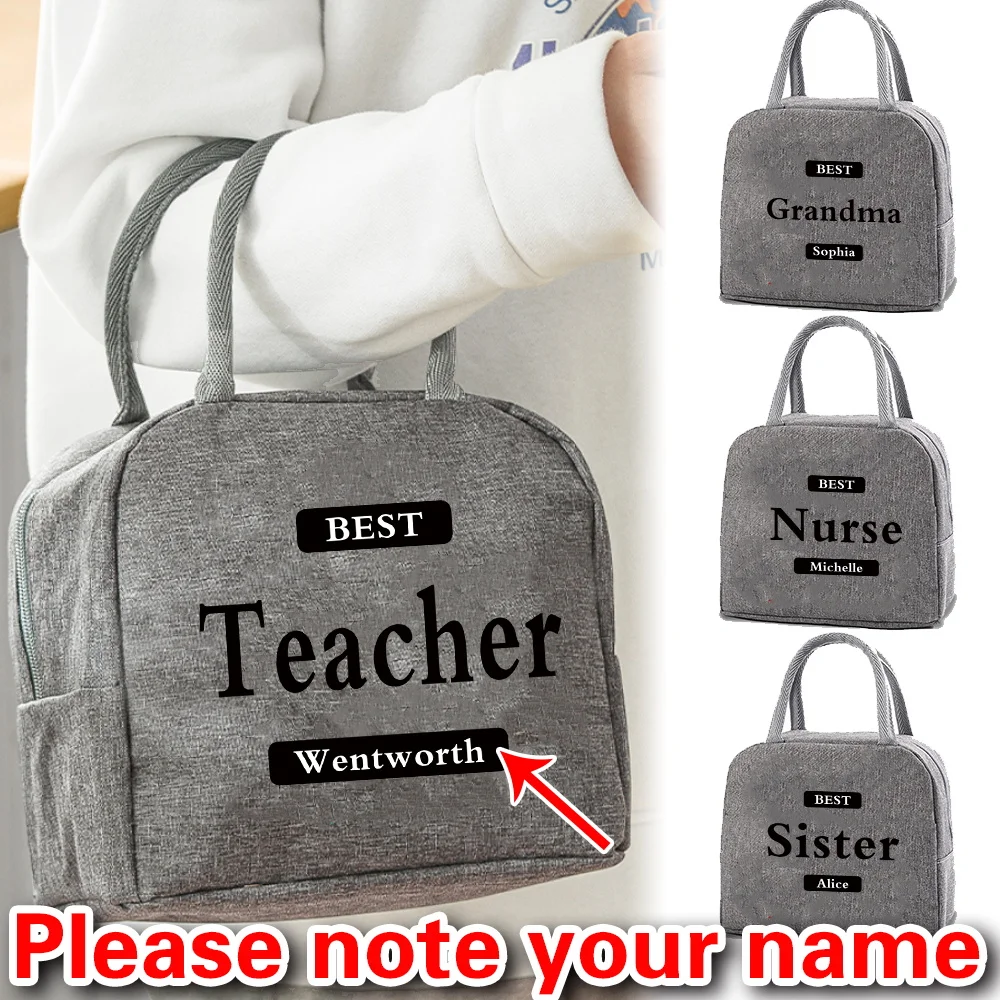 Personalized Customized Portable Portable Insulated Lunch Bag Autumn and Winter Insulated Lunch Bag