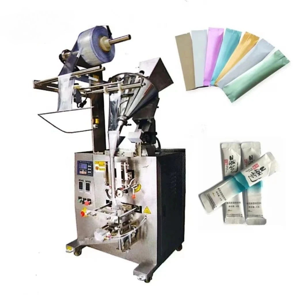 Dreizige Dichtung, Rückendichtung, Datumsdruck, Kaffeepulver, Salz, Tee, Pulver, Beutel, Hersteller, Gewürzverpackung, Füllmaschine