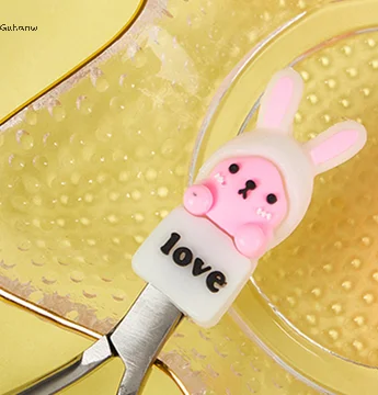 

【WHB43】5Pcs Cartoon Cute Nipper Cover Protective Sleeve for Nail Manicure Pedicure Tools Dead Skin Tweezers Cap