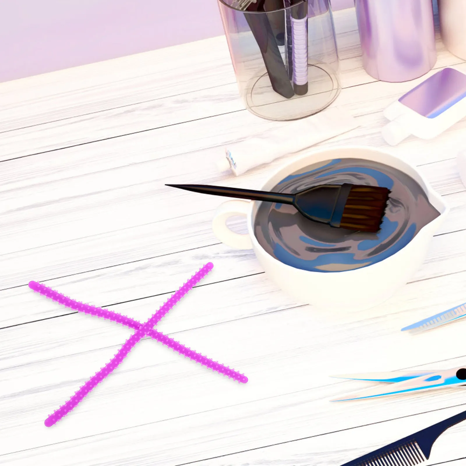 

10Pcs Spiral Perm Rod Set Flexible Silicone Hair Rollers Washable Reusable for Home Salon Travel Easy Curling Natural Waves