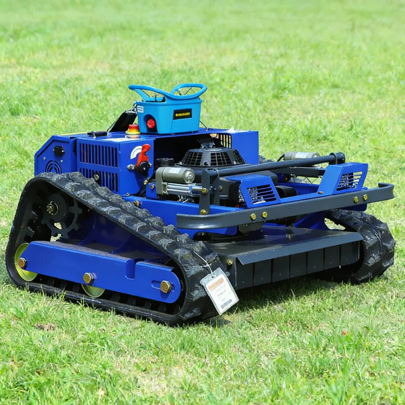 

Индивидуальная газонокосилка с сертификатом CE EPA, мощная гусеничная газонокосилка с дистанционным управлением для ферм, мощная газонокосилка для садов.