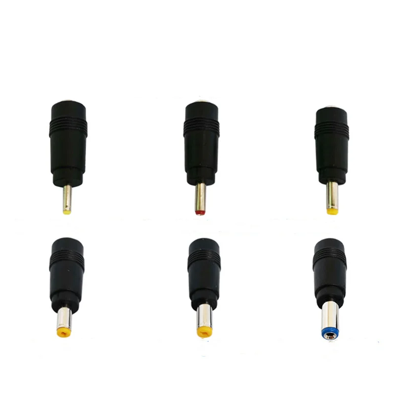 2pcs DC Power Plug 5.5*2.1mm Female to 4.0*1.7mm 4.8X1.7mm 3.5X1.35mm 5.5 X 2.5mm Male for Adapter Laptop Jack Audio Connector