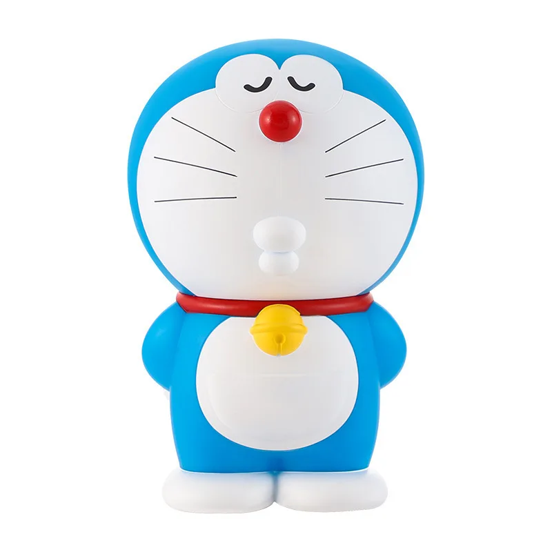 Miniso Doraemon Piggy Bank سعة تخزين كبيرة وزخرفة جرة تخزين Doraemon Cat المقاومة للسقوط