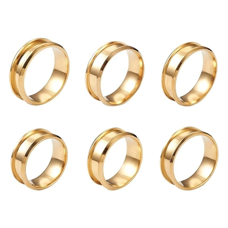 6 -pcs -Ringe Kernlank