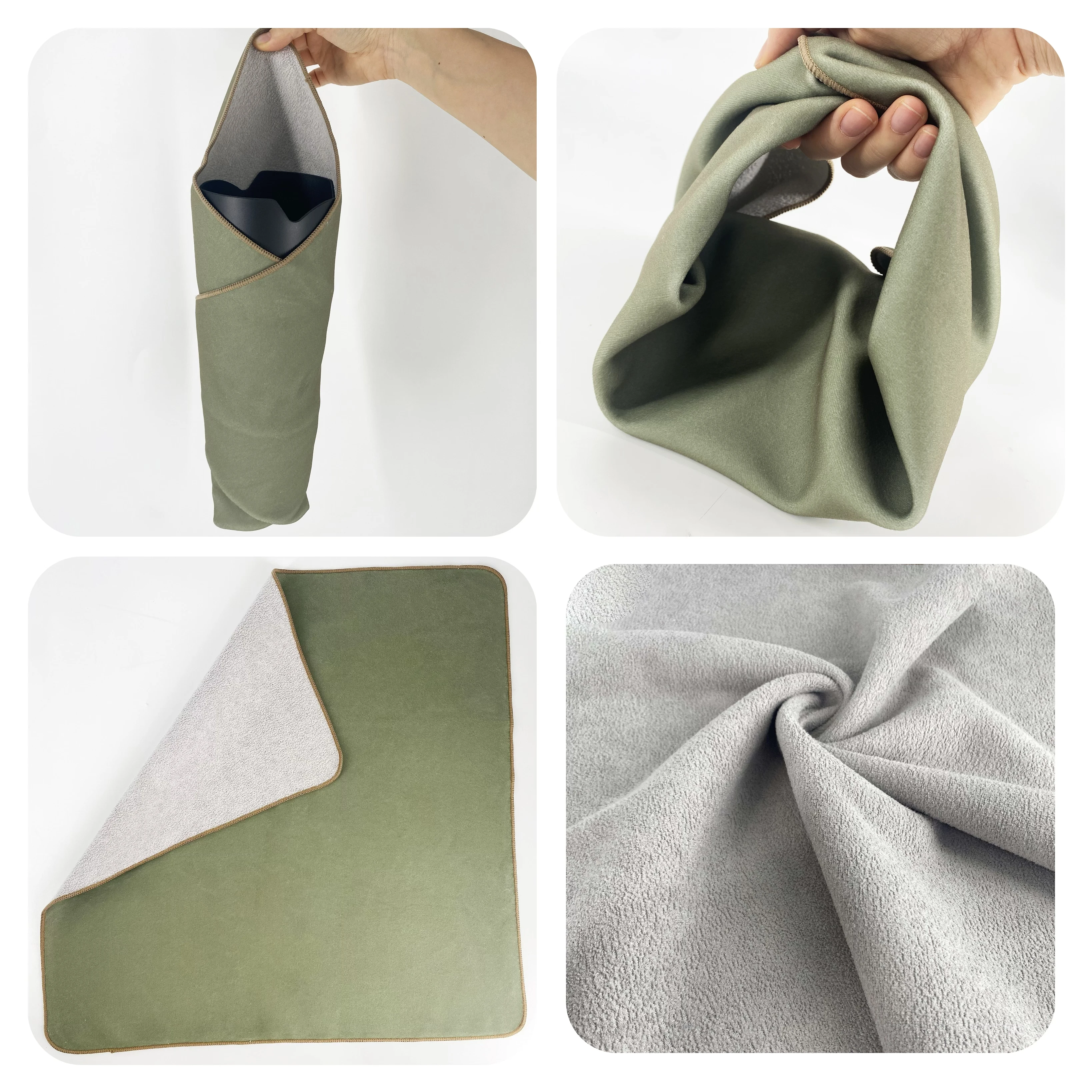 ฝาครอบกล้องป้องกันรอยขีดข่วนกระเป๋ากล้องเลนส์ผ้ามายากลมีกาวในตัว