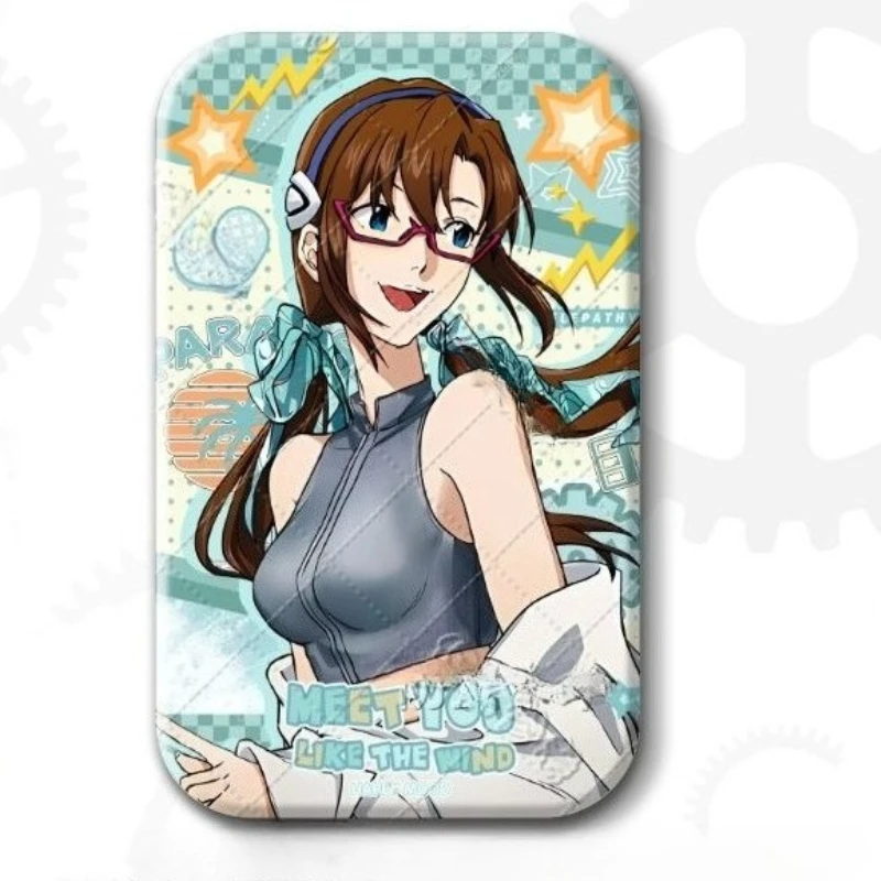 NEON GENESIS EVANGELION Ayanami Rei Asuka Langley Soryu personalità creativa bar distintivo studente spilla ciondolo regali di festa