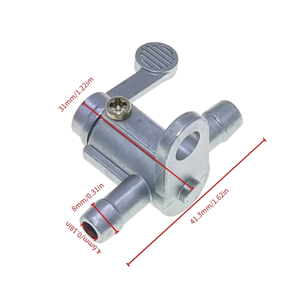 Universal 8mm 5/16'' Motorcycle Fuel Tank Fuel Tap Gas Petrol Valve Switch For Honda Yamaha Dirt Bike Lawn Mowers ATV PW50 PW80