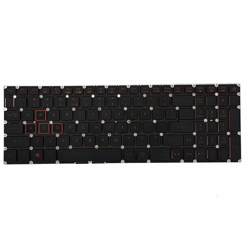 

New For Acer Nitro 5 AN515-51 N17c1 AN515-52 AN515-53 Series Laptop Keyboard US Black With Backlit Without Frame