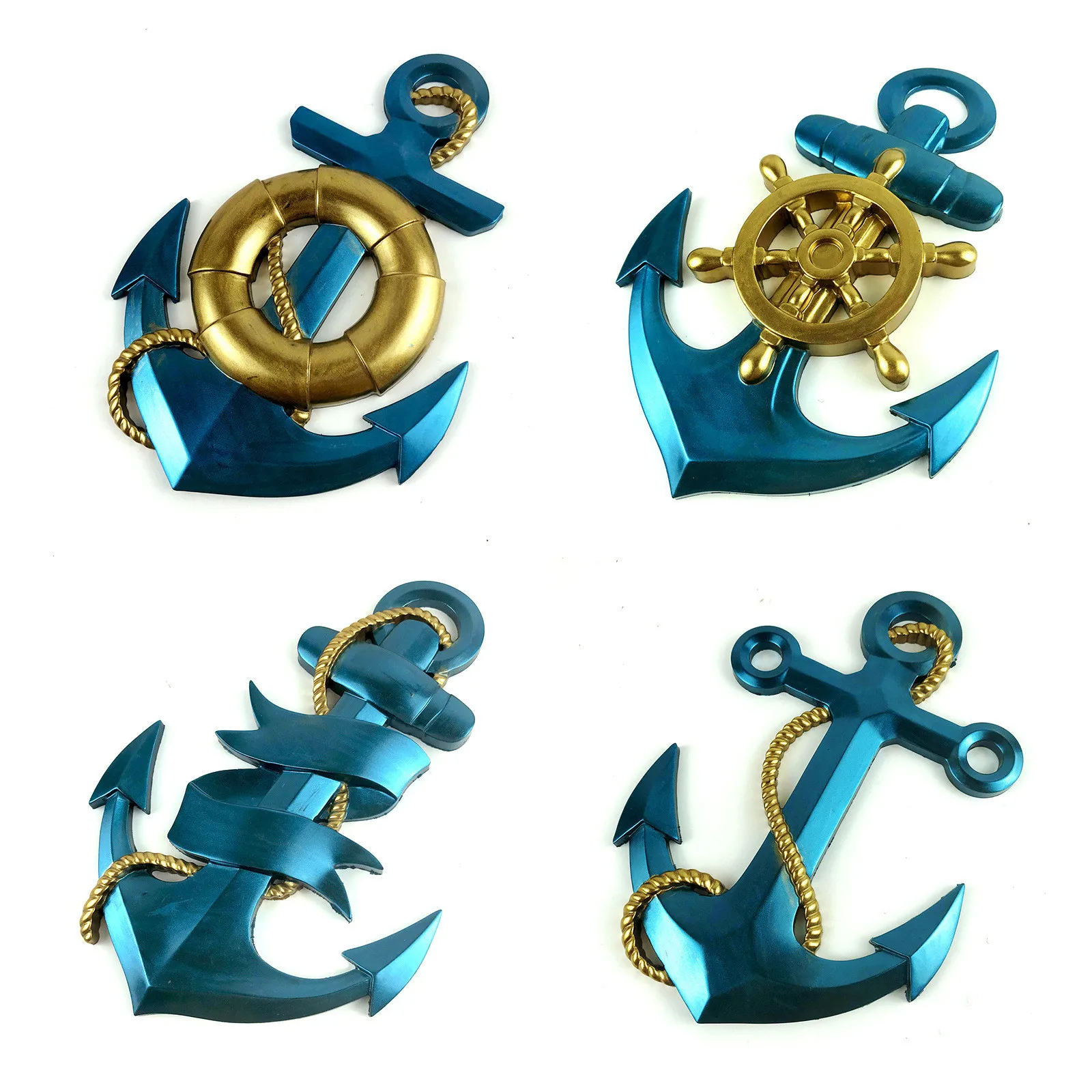 Anchor Pendant Decoration Epoxy Resin Mold DIY Naval Anchor Ship Living Room Decoration Silicone Mold