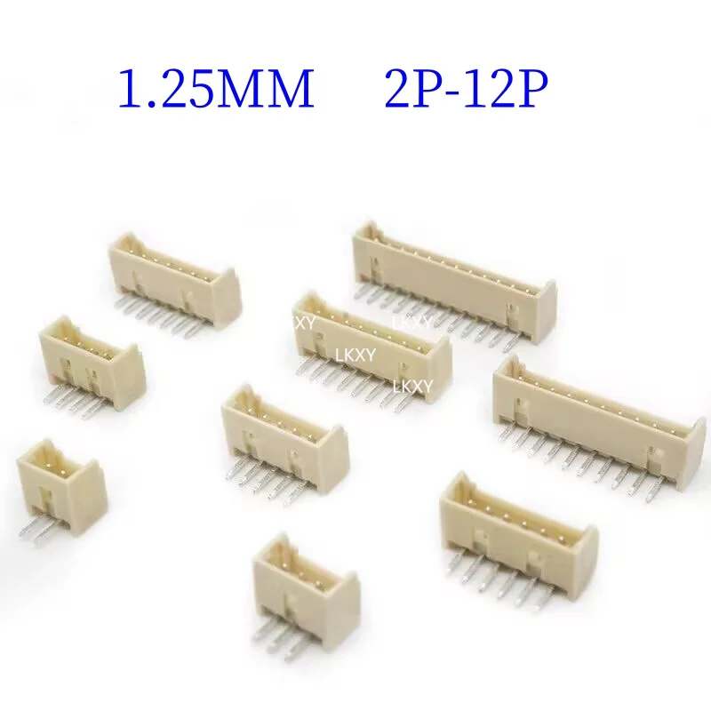 

50PCS/LOT 1.25MM Connector Looper socket 2P/3P/4P/5P/6P/7P/8P/9P/10P/11P/12P