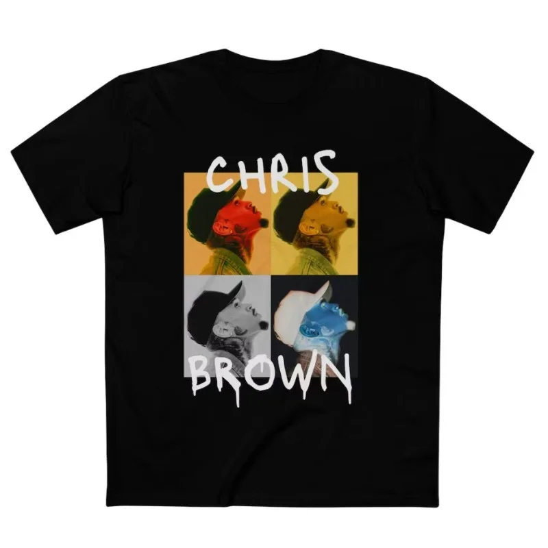 

Chris Brown Breezy Bowl XX Tour 2025 Tee Merch T-shirts Women Men Fashion Casual Crewneck Short Sleeve Streetwear T-shirt Gift