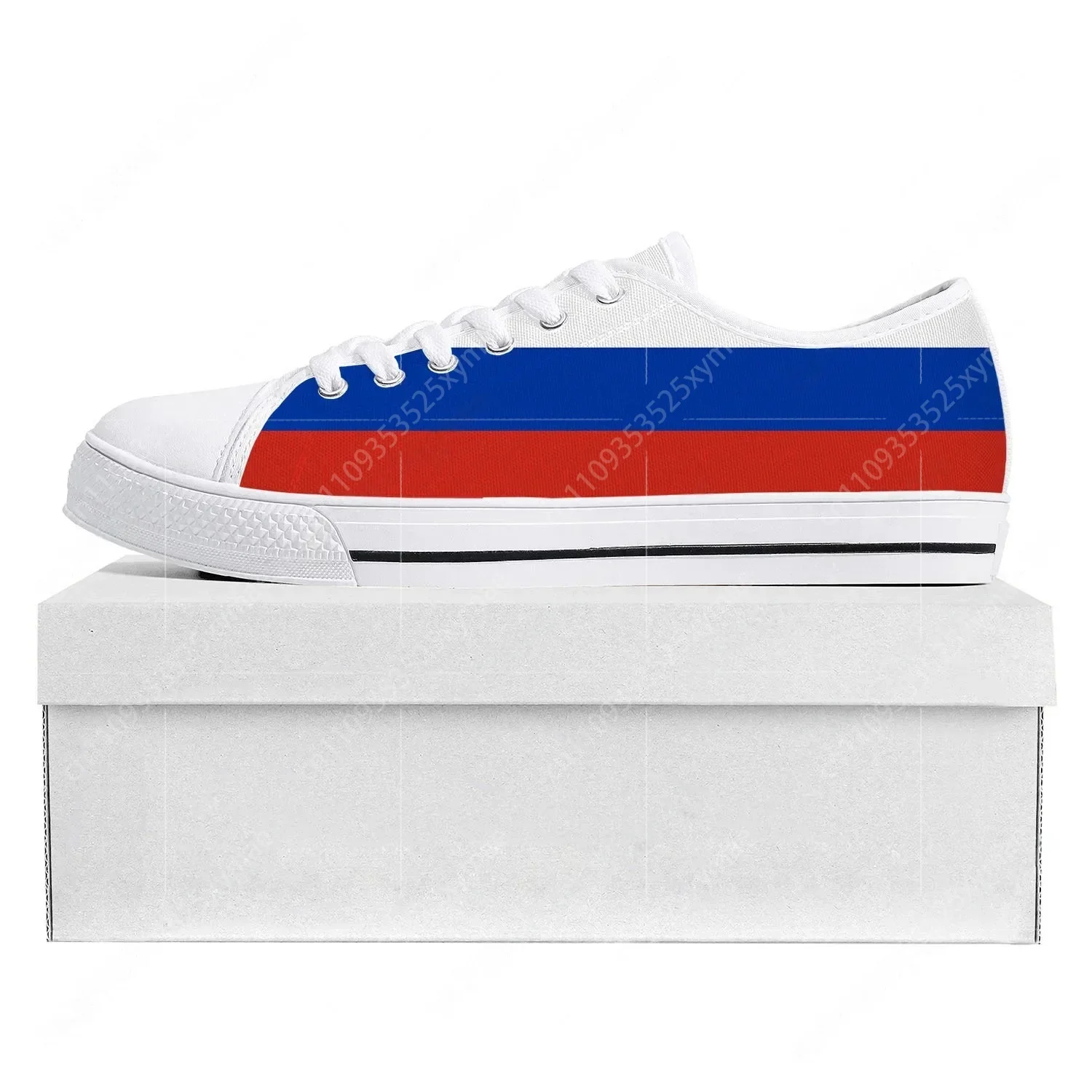 

Russian Flag Low Top High Quality Sneakers Mens Womens Teenager Canvas Sneaker Russia Prode Casual Couple Shoes Custom Shoe