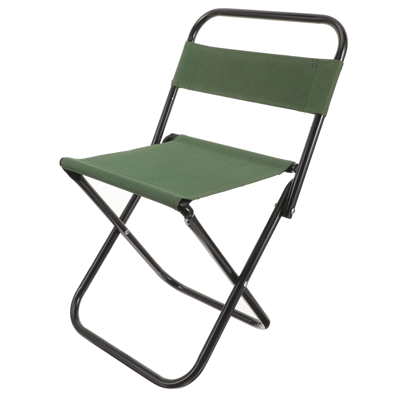 

Folding Chair Small Square Stool with Backrest Reclining 45x27cm Cloth up Camping Table