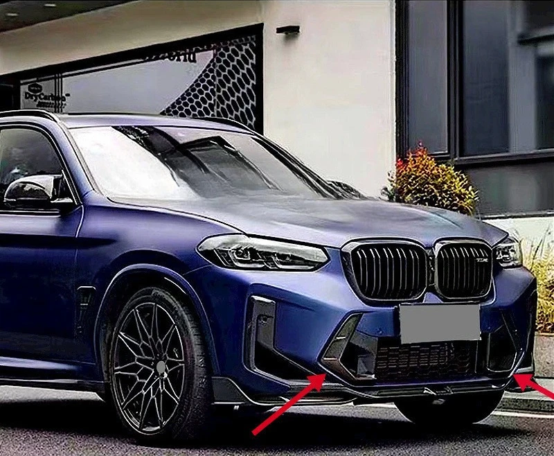 

Suitable For BMW X3MF97 Later 2022 + Carbon Fiber Front Bar Lower Air Outlet Sticker Accessories Modification Bmw F97