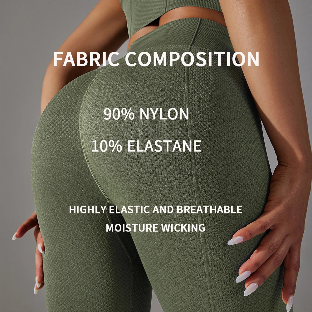 Vnazvnasi Seamless Leggings for Fitness Sports Push Up Tights Woman High Waist Yoga Pants Workout Clothes Sportswear for Gym