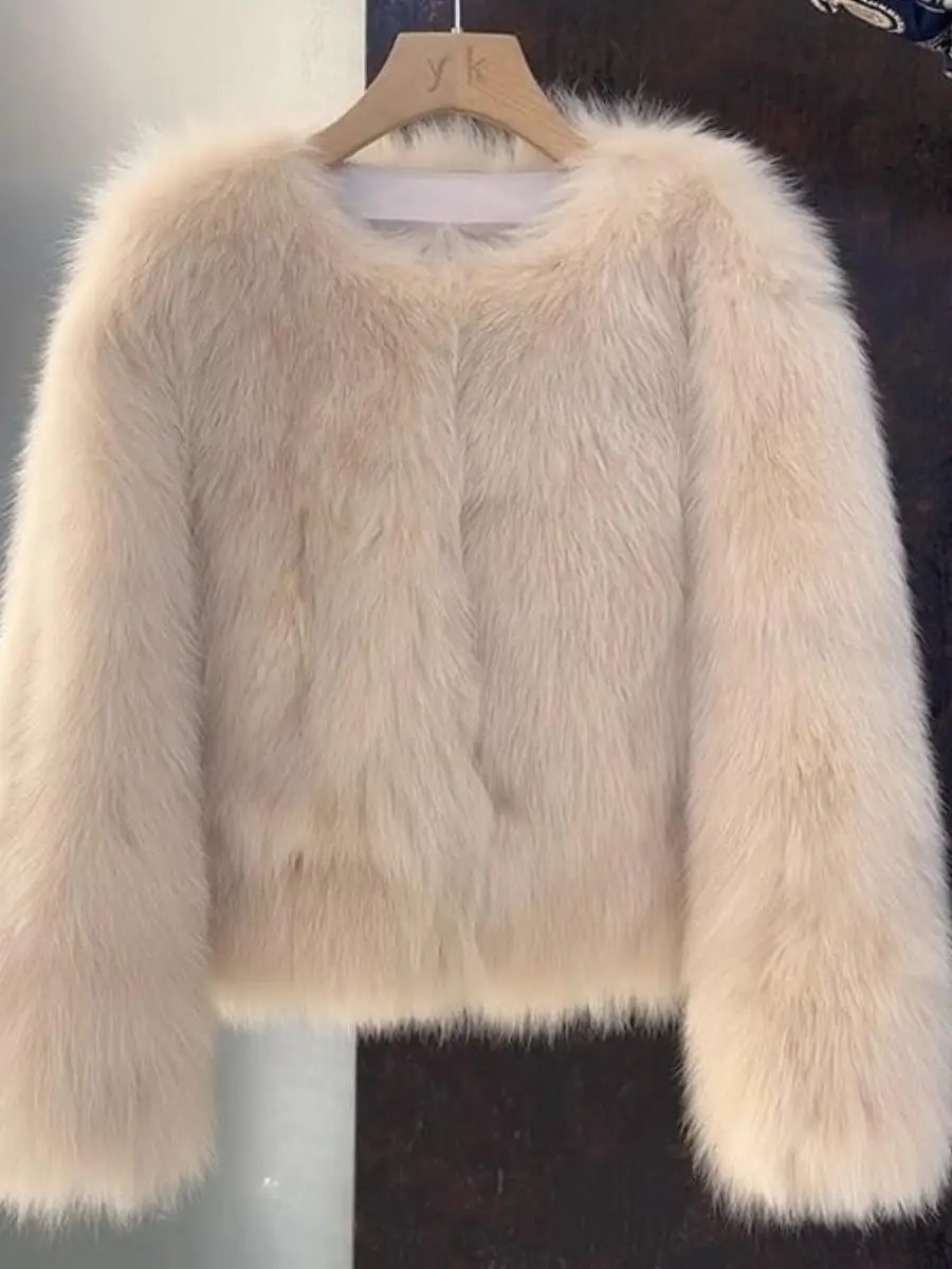 manteau-court-en-fourrure-epaisse-pour-l'hiver-ensemble-trois-pieces-ample-a-col-rond-pour-femme-style-coreen-ecologique-vetement-d'exterieur-chaud
