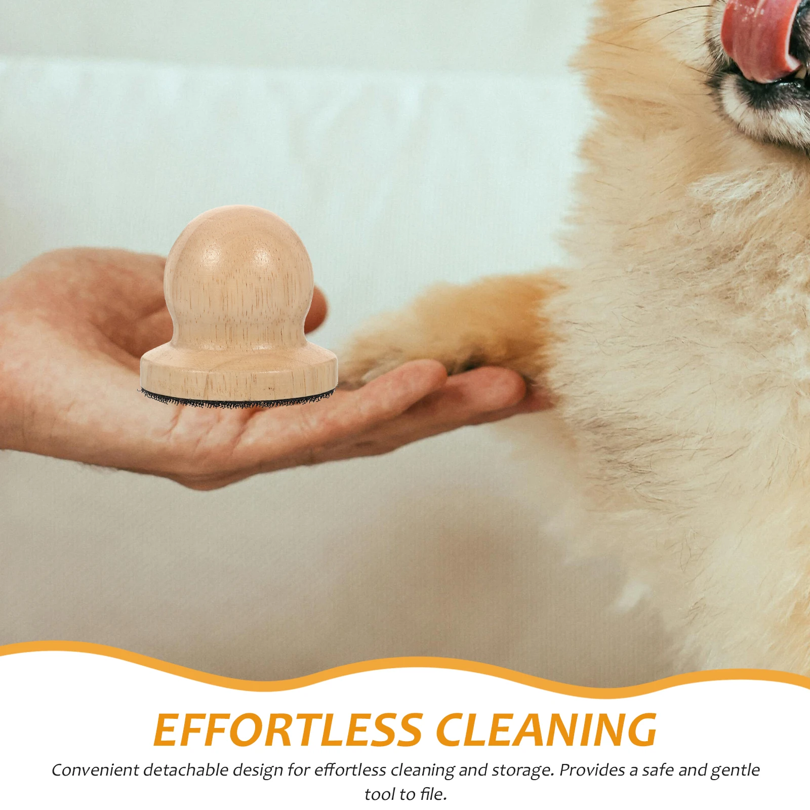 

1 set Dog File Set Wooden Handle Portable Pet Grinding Tool For Dogs Puppies Grooming Kit Accessory Dog Nail Grinder Nail File