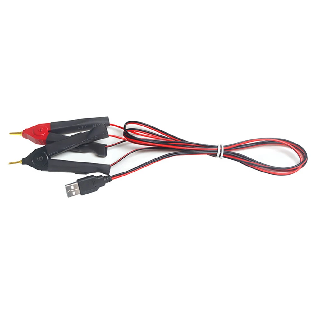 USB Four-Wire Kelvin Clip Probe for Accurate Internal Resistance Testing of Batteries Used in Production Control and Maintenance