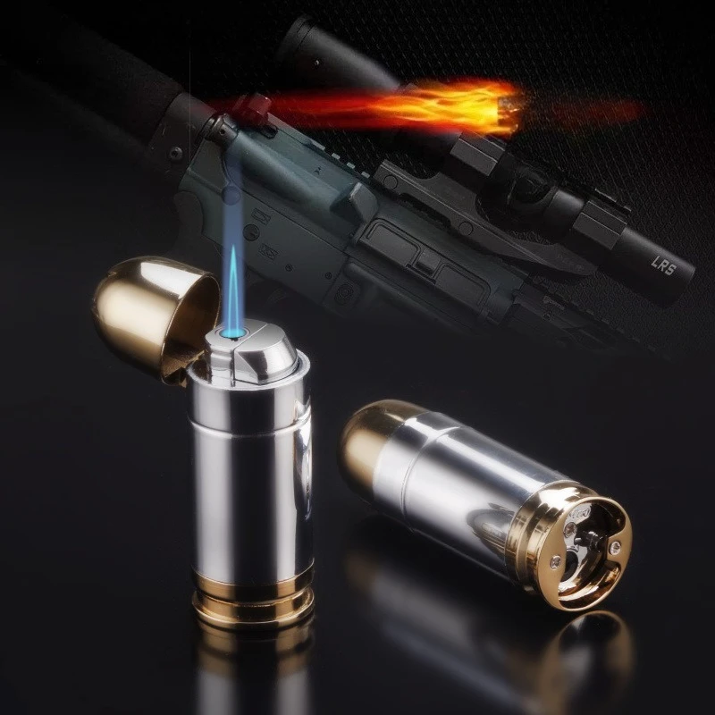 Creative Outdoor Cigarette Lighting Multifunctional Personalized Windproof Lighter Ornament with Bottle Opener  Torch Lighter