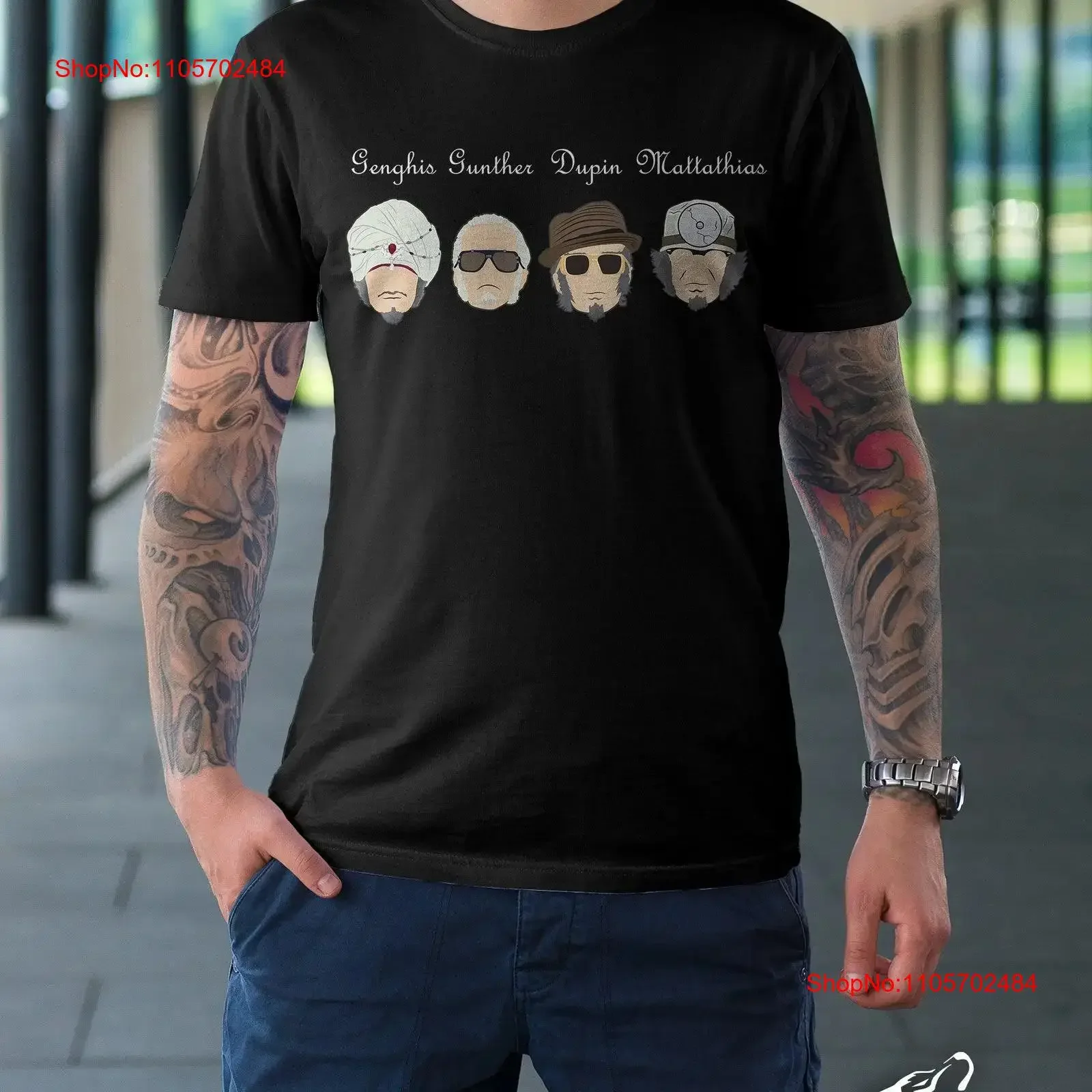 More Dreadful Disguises Mens T Shirt vintage Washed Versatile Top For Everyday Wear Breathable Unisex Stretched Comfortable