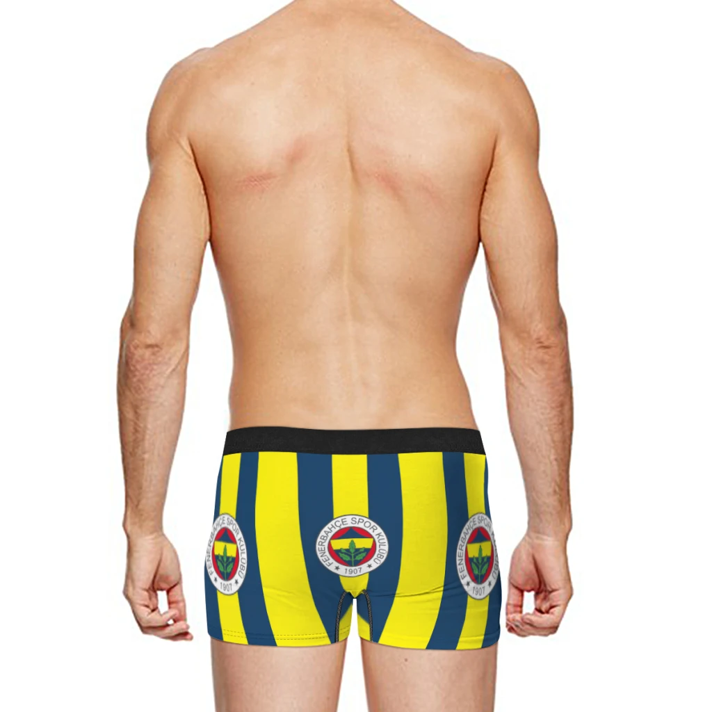 fenerbahce 1907 Coffee Boxer Men's Panties Underpants Male  Breathable Man Boxershorts Underwear For Men
