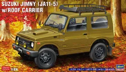 Hasegawa 20606 Static Assembled Car Model 1/24 Scale For Suzuki Jimny (JA11-5) Car Model Kit with roof rack