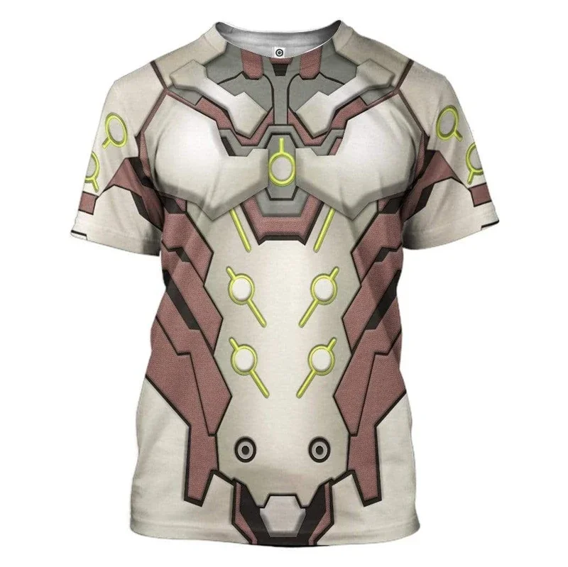 Men Realistic Snake Scale Pattern T Shirt Black Casual Short Sleeve Crew Neck Streetwear Tee