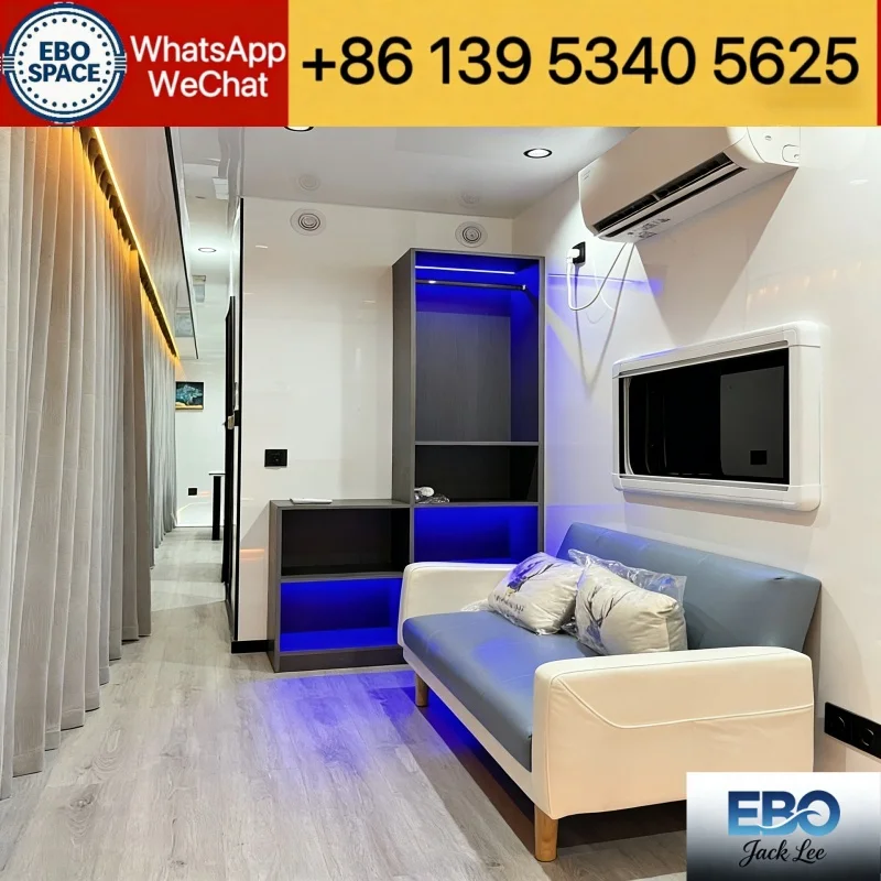 Prefab Expandable House 20ft 30ft 40ft Multi Size Options Stable Structure for Residential Commercial Use