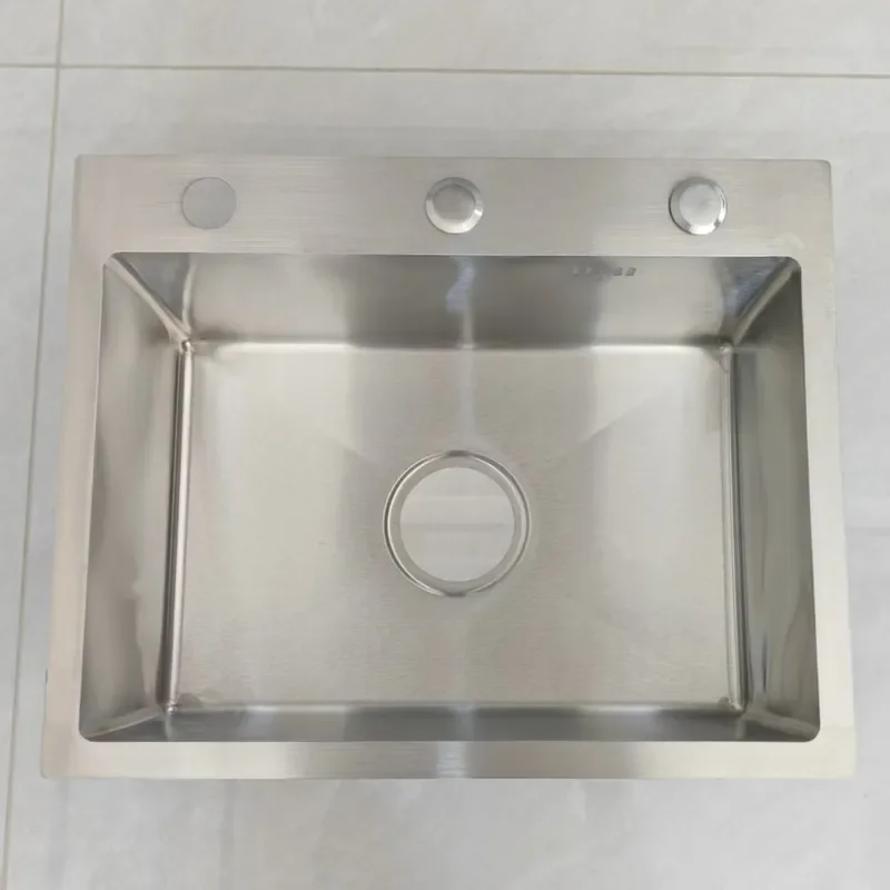 for Thickened Stainless Steel Sink Kitchen Manual Brushed Vegetable Washing Basin Dishwasher Compatible Wholesale Factory