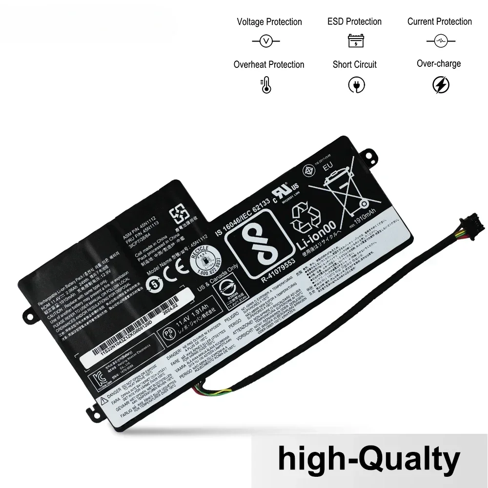 NUOVA Batteria Del Computer Portatile 45N1112 per Lenovo ThinkPad T440 T440S T450 T450S X240 X240S X270 X260 X250 L450 T460 T550 W550 X230S 11.4V