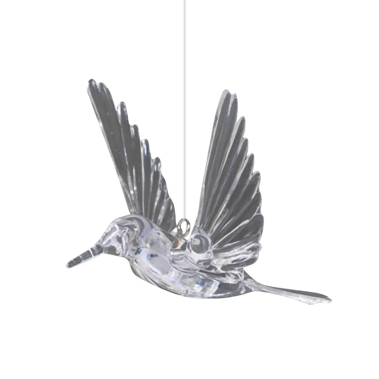 Transparent Crystal Pendant Car Hanging Shining Laser Bird Decor Sunlight Suncatcher Elegant Hummingbird Ornament Gift 2026