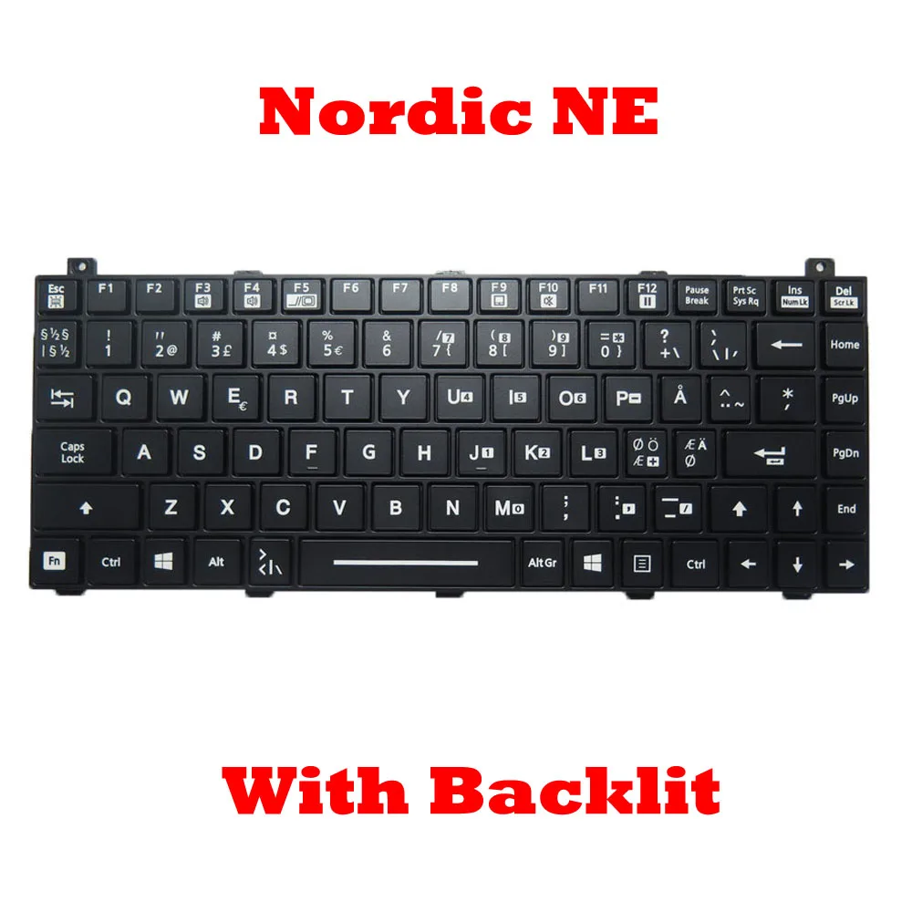 YD US NE Laptop Backlit K120 Keyboard For GETAC K120 G1 K120 G2 English US Canada CA Canadian French CF Korean KR Netherlands NL