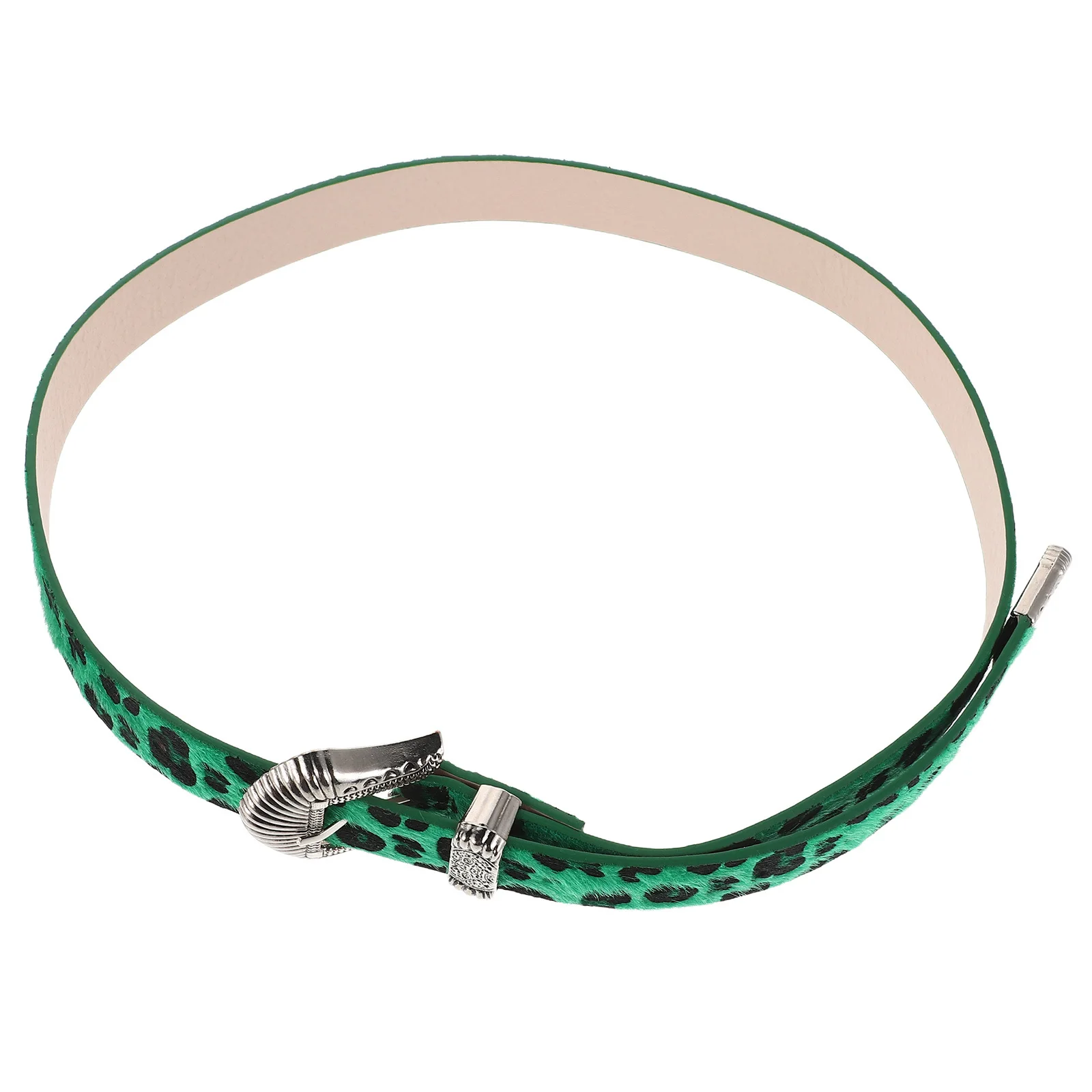 

Vintage Western Leopard Print Belt Wide Waistband Green Buckle for Ladies Jeans Dress Buckle Belt Leopard Belts for Women Trendy