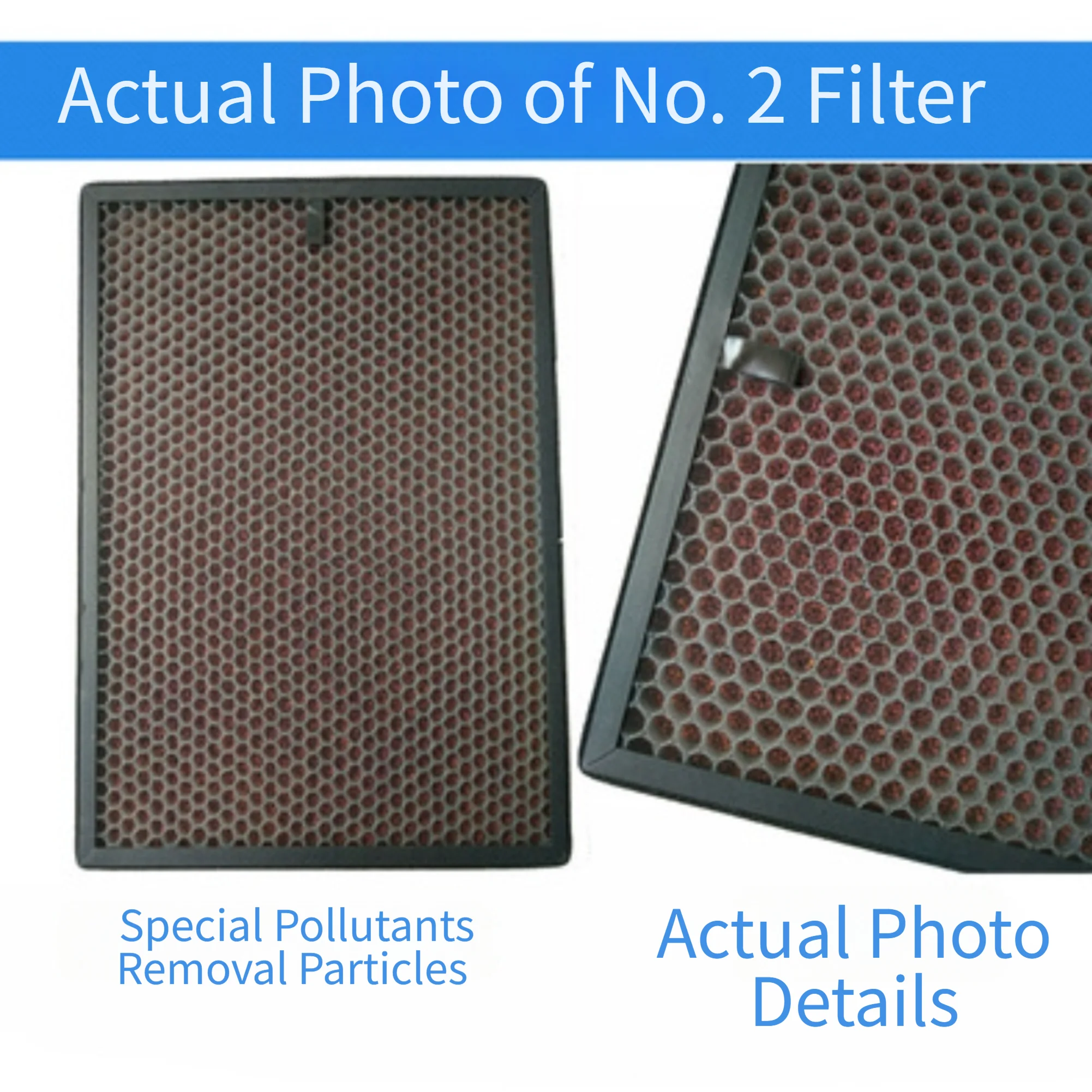 Replacement Air Purifier Filters for TIFI01-B KJ210F-TIFB with H12 Grade HEPA and Enhanced Modified Carbon Layer